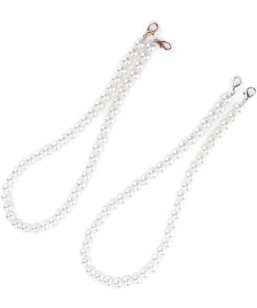 Shop Elegant Imitation Pearl Necklace & Handbag Chains - 60cm Accessories for Mobile Phones & Bags | International Shipping - Buy Online on GoSupps.com