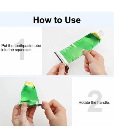 Dewedrt 6 Pcs Stainless Steel Toothpaste Tube Squeezers Metal Key Toothpaste Squeezers for Cosmetic Tubes Squeezer - Buy Online on GoSupps.com