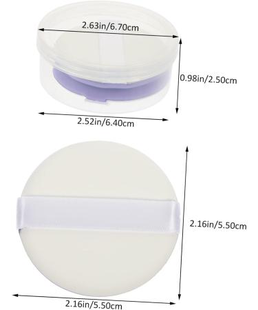 POPETPOP 5 Sets puff triangle powder puff puffs for sponge esponjas para maquillaje beauty puffs foundation puffs non latex Hydrophilic non-latex makeup foundation Miss purple - Buy Online on GoSupps.com