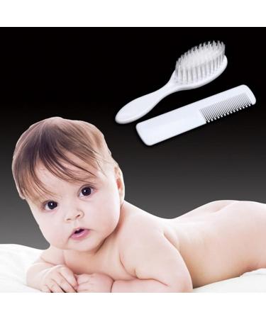 Xinsany Newborn Toddler Hair Brush & Comb Set with Baby Head Massager - Buy Online on GoSupps.com