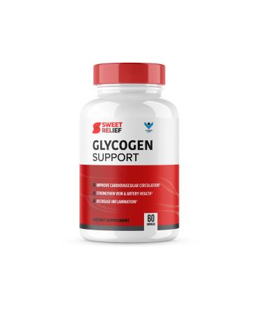 Sweet Relief Glycogen Support - SweetRelief Blood Vessel Cleaner Sweet Relief Capsules Advanced Formula Glyco Optimizer Sweet Relief Reviews (60 Capsules) 1 Month Supply
