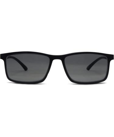 Shop Corpootto Unisex Clip-On Reading Glasses - Black-Grey Lenses | International Shipping Available - Buy Online on GoSupps.com