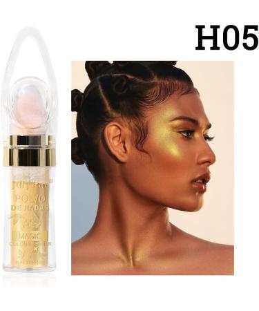PICKX Body Shining Powder Stick Fairy Powder Fairy Powder Shining Powder Fairy Powder Fairy Powder White Moonlight Powder Fairy Makeup Highlights Patch Powder (05#yellow) - Buy Online on GoSupps.com