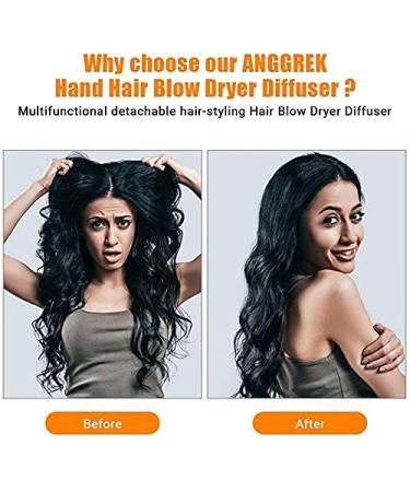 Universal Hand Shape Hair Dryer Diffuser | Premium Hair Styling Tool - Black - Buy Online on GoSupps.com