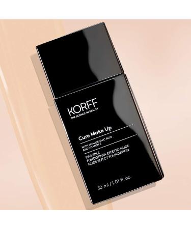 Korff Invisible Foundation Fluid Nude Effect Coprice Medium-Bassa Modular Light Texture and Silk Enriched with Hyaluronic Acid 01 30 ml - Buy Online on GoSupps.com