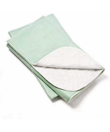 2 Pack Heavy Absorbency Washable Underpads - Large 34 x 36 Bed Pads for Incontinence & Pets - Made in USA - Buy Online on GoSupps.com