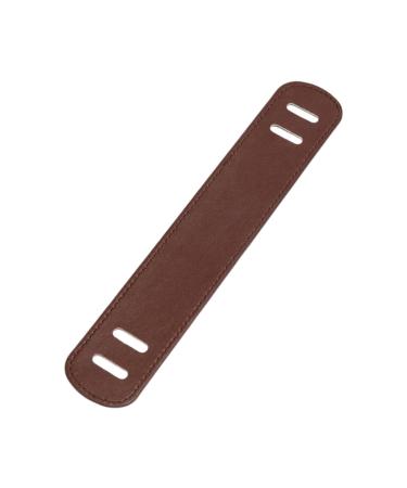 UxicRuya Leather Shoulder Strap Replacement Shoulder Rest for Laptop Case Tote brown S