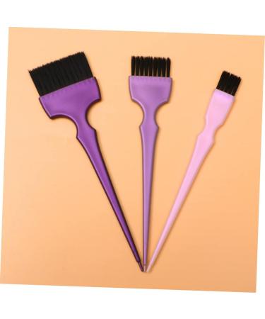 Angoily 1 Set Hair Dye Hair Tint Dye Tool Hair Coloring Hair Teasing Comb Purple Outfit Purple Suits Tools Dyeing Applicator Salon Accessories Barber Tool Medium Applicator Brush - Buy Online on GoSupps.com