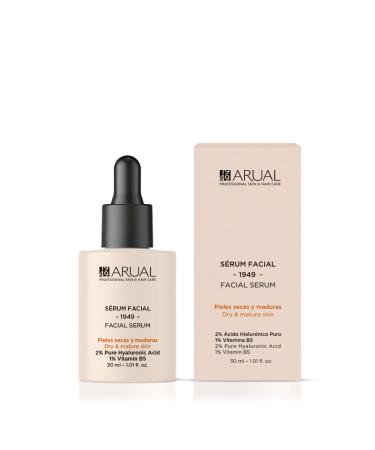 ARUAL Arual Facial Serum for Dry and Mature Skin with Pure Hyaluronic Acid and Vitamin B5