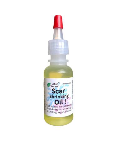 Urban ReLeaf Scar Shrinking Oil ! Gently Fades Tissue Damage, Nourishing Vegan Effective. Helps Keloids, Bumps, Raised Scars. 100% Natural Remedy.