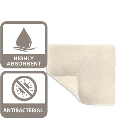 Pivot Silver Alginate Wound Dressing - Natural 2x2 First Aid Dressings | Box of 10 for Effective Healing - Buy Online on GoSupps.com