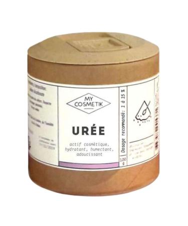 MY COSMETIK - Urea - Gentle exfoliant - Moisturizing keratolytic and softening cosmetic active ingredient - to be incorporated into any type of face and body cream - 100% Pure - 100 g - in vegetable pot