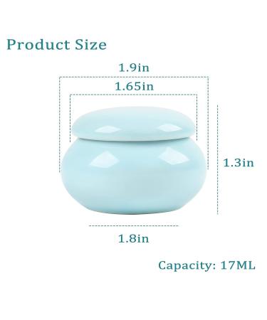 ANGNYA 17ML Ceramic Dappen Dish for Acrylic Nails with Lid - Nail Techs Beginners Must-Have - Buy Online on GoSupps.com