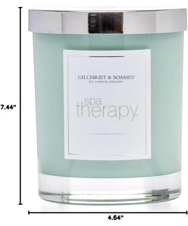 Buy Gilchrist & Soames Spa Therapy Luxury Candle 8oz - Calming Ocean Scents | USA Poured Coconut Oil & Soy Wax Blend - Buy Online on GoSupps.com