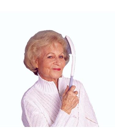 Lifestyle hairbrush with long handle