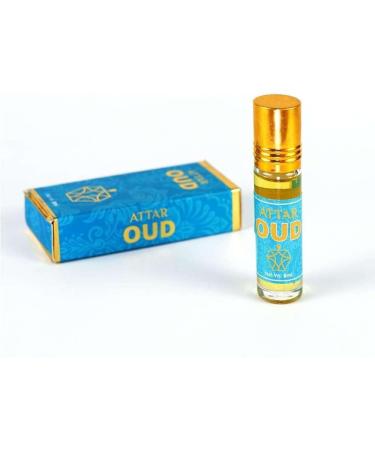 Natural Perfume Oil Oudh Long Lasting Fragrance Attar With Easy Apply Roll On For Men And Women - 8 ML (Pack Of 1)
