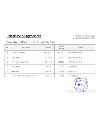 Transparency Skin Sun Shield Vita Patch - Ultimate UV Protection | Waterproof Long-lasting & Skin Nourishing | Essential Vitamins & Easy Application - Buy Online on GoSupps.com