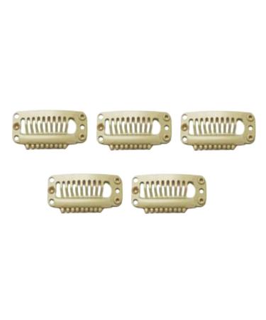 Yotijar 5 20 Pcs Hair Extension Wigs Snap Clips - Beige Weft Wig Hair Clips for International Shipping - Buy Online on GoSupps.com