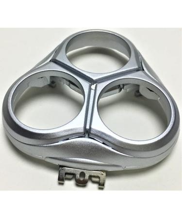 Shaving Heads Razor Head Holder Compatible with for Philips Norelco SmartTouch-XL HQ9195 HQ 9195XL 9195XLCC HQ 9199 HQ 9199XL 9199XLCC Shaver Frame Cover New Easy to Replace (Silver)