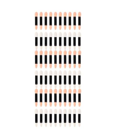 Beavorty 60 Pcs Make up for Face Professional Double- End Eyeshadow Women Eyeshadow Brush Mx3pcs As Shownx3pcs