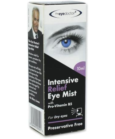 Eye Doctor Eye Mist Intensive Relief - Soothes Irritated Tired Dry Eyes - Preservative Free - With Pro-Vitamin B5 - Contact Lens Friendly - 10ml Spray Bottle - Buy Online on GoSupps.com