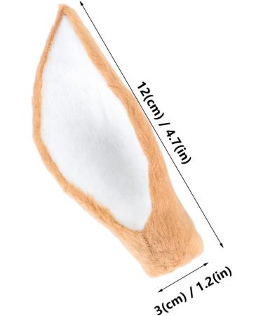 VALICLUD 1 Pair artificial deer ears reindeer ears fawn ears headband ear headband deer cosplay ears christmas elk headband DIY deer ears Elf Ears Fake Ear Tips child hair earrings plastic Coffee - Buy Online on GoSupps.com