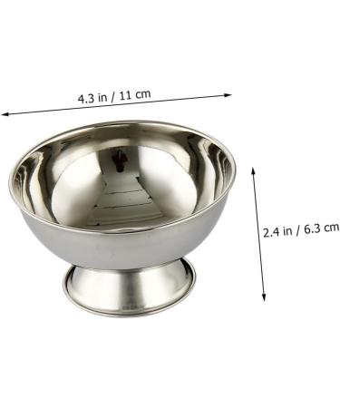 Fomiyes 5th High Impact Stainless Steel Razor Mug & Shaving Bowl - Durable Shaving Accessories for Men - Buy Online on GoSupps.com
