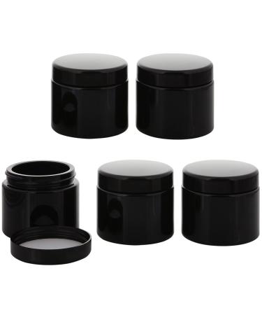 Miron violet glass jar 100 ml with lid empty Kosmetex Miron glass cream jar cosmetic jar 5x lid black