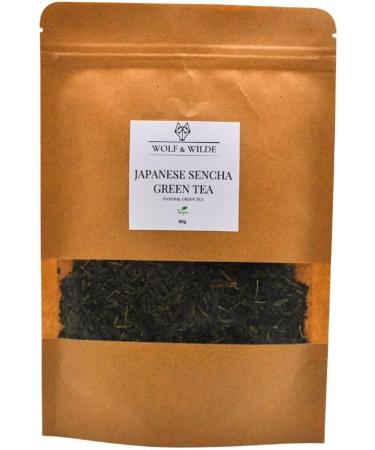 Japanese Sencha Green Tea 50g by Wolf & Wilde - Buy Online on GoSupps.com