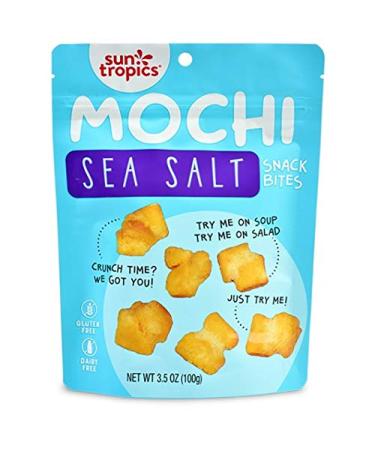SUN TROPICS Sea Salt Mochi Snack Bites, 3.5 Ounce