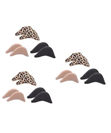 FOMIYES 18 Pairs Toe Plug Sponge Head Pad Round Head