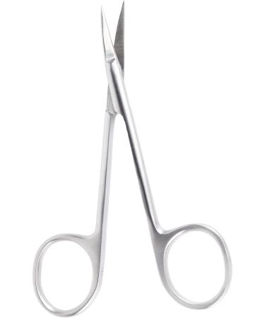 Professional Precise Pointed Tip Cuticle Scissors Stainless Steel Curved Blade Manicure Scissors - Buy Online on GoSupps.com