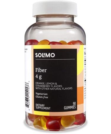 Solimo Fiber 4g & Vitamin D3 2000 IU Gummies - Pack of 90 and 160, 2 Gummies per Serving - Buy Online on GoSupps.com