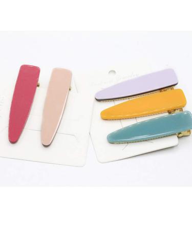 Lurrose 10pcs Colorful Acrylic Resin Hair Clips - Geometric Crocodile Barrettes for Kids Women & Girls - Stylish Hairpins & Headdress - Buy Online on GoSupps.com