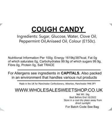 Ellies JelliesCough Candy 1kg Bag - Buy Online on GoSupps.com