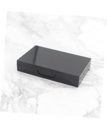 Beavorty 4pcs Box Eyeshadow Cosmetic Mini Magnetic Empty Eye Shadow Pallet Eye Shadow Box Matchbox Mirror 4.5X7.2CM Black 2 - Buy Online on GoSupps.com