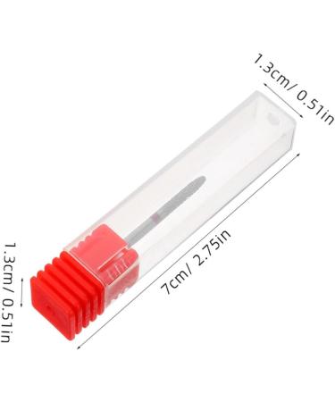 minkissy Nail Polisher Metal Nail Drill Bit Manicure Tools Nail Bits Drill Bit for Acrylic Nails Women Manicure Supplies Safety Bits for Nail Drill Manicure Drill Bits Drill Bits for Nails 7.00X1.30X1.30CM Red - Buy Online on GoSupps.com