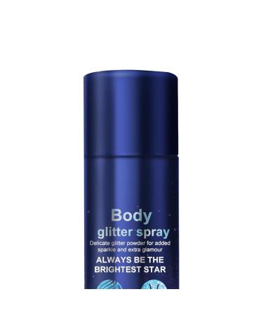 Glitter Spray Body Shimmer Spray 60mlfor Hair and Body Sparkling Spray Glitter Hairspray for Dating Stage Makeup - Buy Online on GoSupps.com