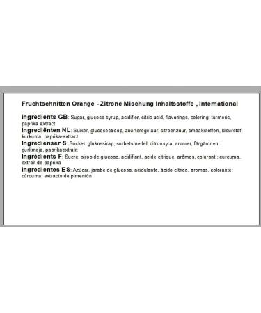 2.5 kg orange and lemon fruit bar a well-known candy - Buy Online on GoSupps.com