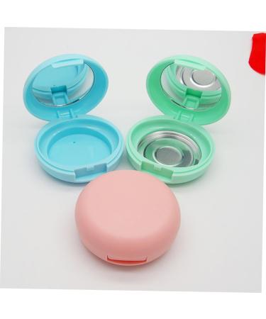CIMAXIC 1 Set 2pcs portable powder container loose powder container makeup powder filling Packing box 6.1x6.1cm Blue - Buy Online on GoSupps.com