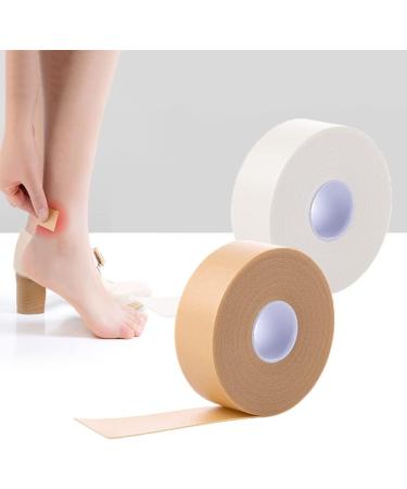 2 Rolls Moleskin Tape for Foot Care - Prevent Skin Abrasions on Feet, Toe, Finger, and Hand - Buy Online on GoSupps.com