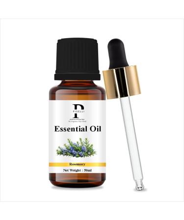 PISELLI Essential Oils Pure Essence: Unlocking The Secrets of Essential Oils - 30/50/100ml - 1.01/1.70/3.38 Fl Oz (30ml Rosemary)