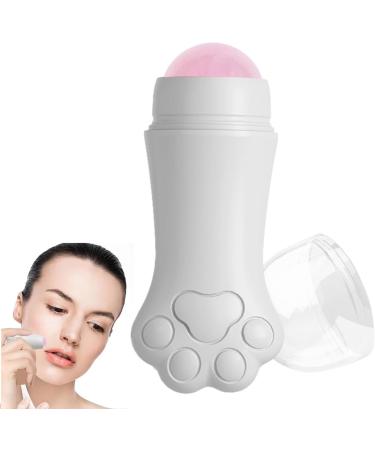 Jade Face Roller Puffiness Reducing Roller Facial Roller Skincare Roller Cat Claw Facial Skin Massager Roller Jade Stone Skin Care Tool Relaxing Jade Roller for Skin White - Buy Online on GoSupps.com