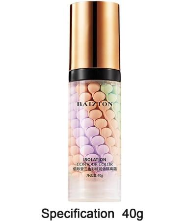  Duqulle One-step color | Tricolor Insulating Cream 40g - Waterproof primer and color-correcting foundation concealing imperfections to neutralize dark circles and dullness - Buy Online on GoSupps.com