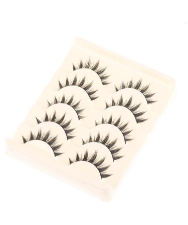 5 Pairs Japanese Style Makeup Eyelashes 3D Little Devil Spiky Eyelash Manga Lashes Cosplay Anime Eyelash Natural Look Beauty Eye Lash Extension Tools (Black-5 Pairs) - Buy Online on GoSupps.com