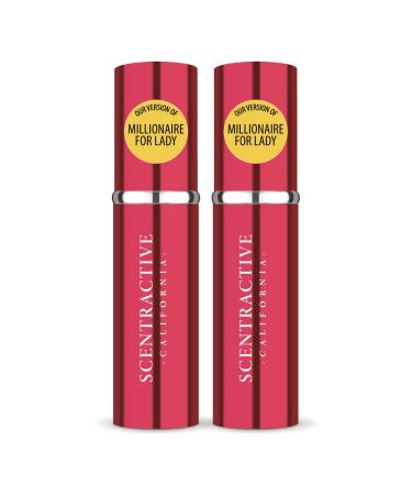 CA Perfume Impression of Paco R. Millionaire For Lady For Women Replica Version Fragrance Dupes Concentrated Long Lasting Eau de Parfum Spray Refillable Atomizer Bottle 0.17 Fl Oz/5ml-X2 PACO R. MILLIONAIRE FOR LADY IMPRESSION 0.34 Fl Oz (Pack of 1)