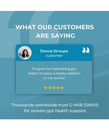 GNiiB GenieBiome GNiiB Immunity+ Formula Microbiome Balance SIM01 fiber resistant dextrin XOS and polydex rose zinc and vitamins B6 B1 - Buy Online on GoSupps.com