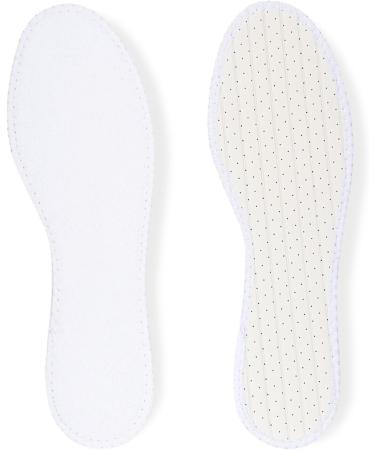 Summer Barefoot Insoles | Fluffy Terry Cloth & Charcoal Odour Absorbing Inserts | Comfort for Men & Women | Lemon-Scented & Hand-Washable - Buy Online on GoSupps.com
