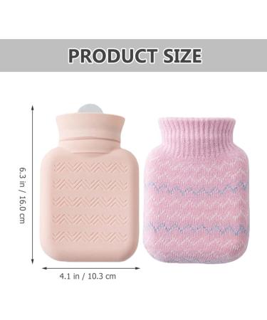Buy Handwarmer Heat Pack Set - Thermal Bottle & Mini Heating Pillow | Explosion-Protected Silicone Heat Packs for Kids - Pink - Buy Online on GoSupps.com
