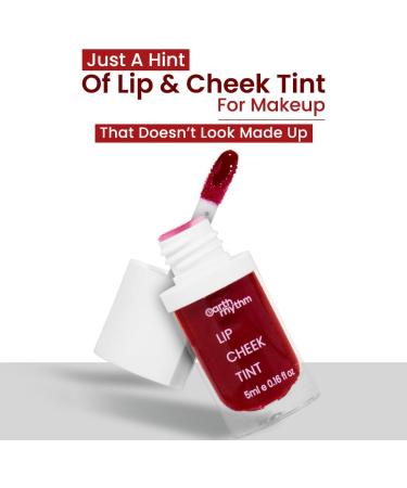 Earth Rhythm Lip & Cheek Tint Brandy - Natural Vegan-Friendly Formula - 5 GM - Buy Online on GoSupps.com